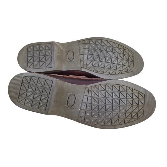 Allen Edmonds Key Largo Boat Shoes Mens Size 12 B Brown Leather Vibram Soles - Picture 6 of 10